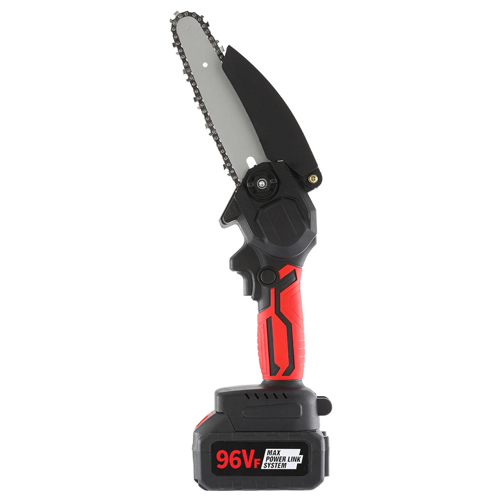 21V Mini Rechargeable Chainsaw - 6 Inch Wood Cutter