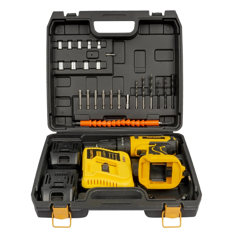 12V Cordless Impact Drill Set - 10mm Mini Tool