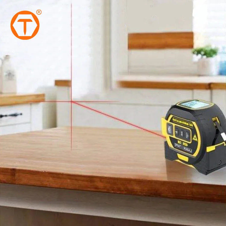 3-in-1 Laser Tape Measure with Digital Display