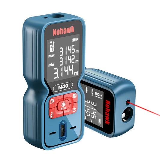 N40 Laser Distance Meter - 50m/120m Digital Measuring Tool