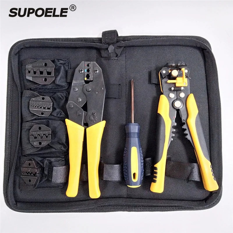 Custom HS-30J Electrical Crimping Tool & Wire Stripper Set