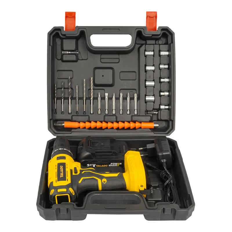 12V Cordless Impact Drill Set - 10mm Mini Tool