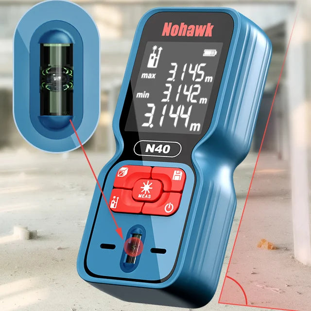 N40 Laser Distance Meter - 50m/120m Digital Measuring Tool