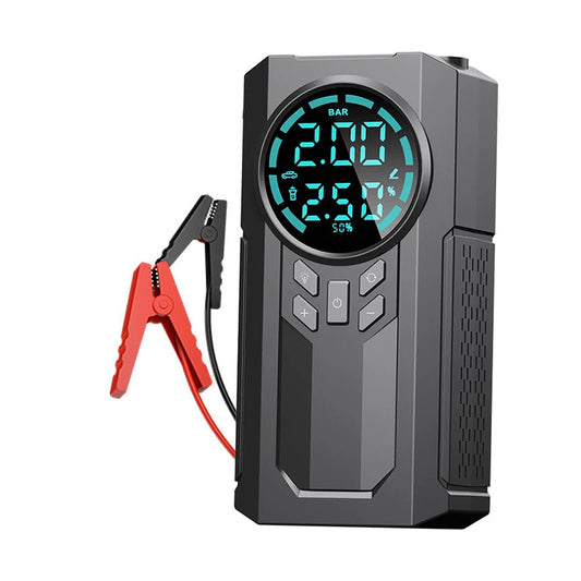 12V Portable Car Jump Starter Power Bank with Flashlight