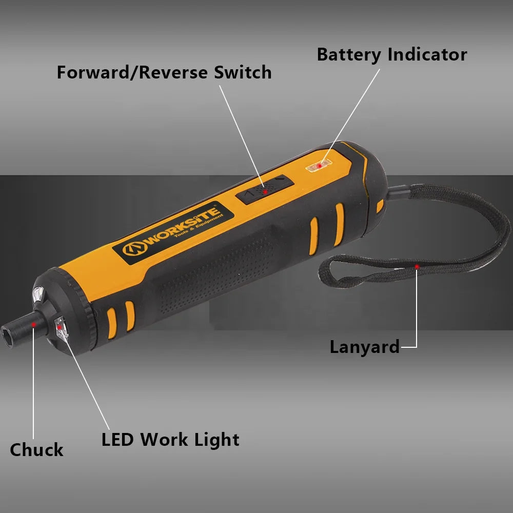 41-Piece Rechargeable Cordless Mini Screwdriver Set