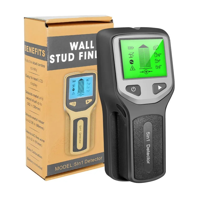 5-in-1 Digital Wall Scanner & Metal Detector